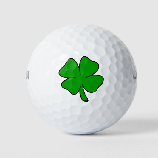 Balles De Golf Shamrock irlandais (Devant)