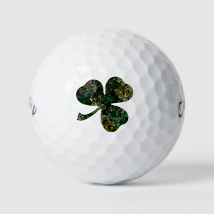 Balles De Golf Shamrock noir marbré