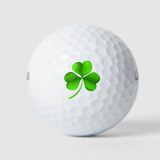 Balles De Golf Shamrock sur arc wu blanc (Devant)