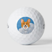 Balles De Golf Shiba inu avec Sky Golf Balls (Devant)