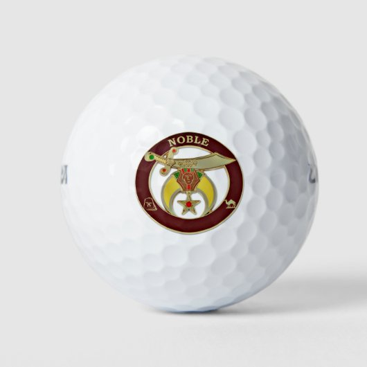 Balles De Golf Shriner (Devant)