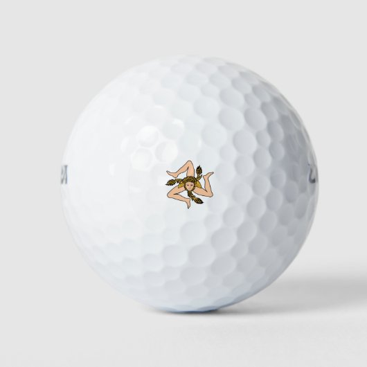 Balles De Golf Sicile Italie (Devant)