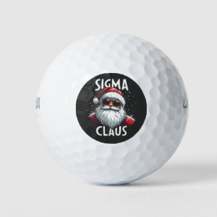 Balles De Golf Sigma Claus Drôle Gen Alpha Collège Noël