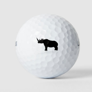 Balles De Golf Silhouette animale rhino