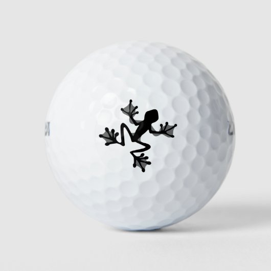 Balles De Golf Silhouette de Frog (Devant)