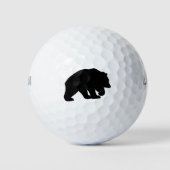 Balles De Golf Silhouette de l'ours (Devant)