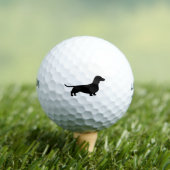 Balles De Golf Silhouette de teckel (T-shirt Insitu)