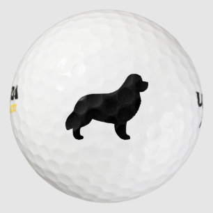 Balles De Golf Silhouette de Terre-Neuve