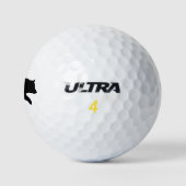 Balles De Golf Silhouette d'ours noir (Logo)