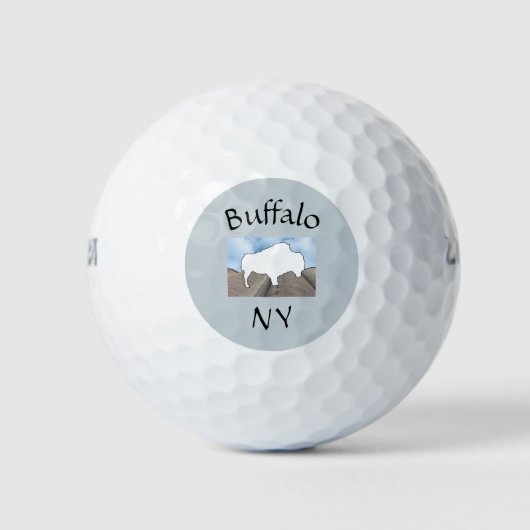 Balles De Golf Silo et Buffalo 2 Golf Balls (Devant)