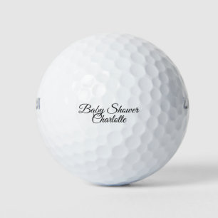 Balles De Golf SIMPLE MINIMAL.CUTIE ADD NAME BABY baby shower Thr