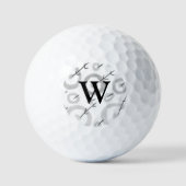 Balles De Golf simple minimum ajouter votre nom MONOGRAM GROOMSME (Recto)