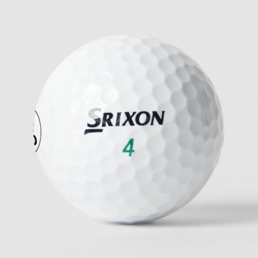 Balles De Golf simple minimum ajouter votre nom MONOGRAM GROOMSME (Logo)