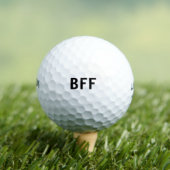 Balles De Golf Simple minimum BFF meilleur amis famille nom perso (T-shirt Insitu)