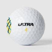 Balles De Golf Simple monogramme ajouter votre nom lettre man min (Logo)