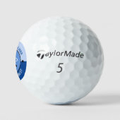 Balles De Golf Simplement le cadeau 40 du meilleur golfeur (Logo)