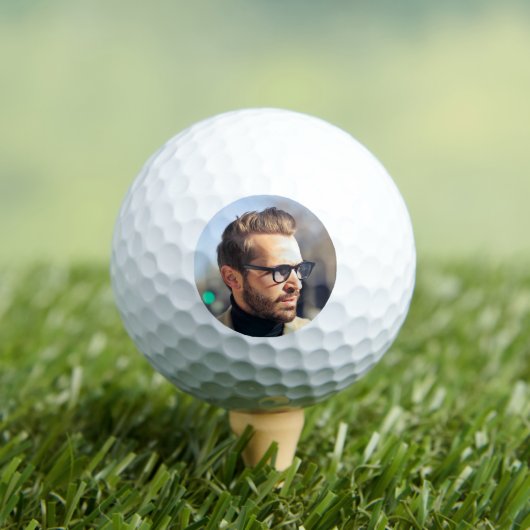 Balles de golf simples avec image personnalisée (T-shirt Insitu)