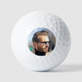 Balles de golf simples avec image personnalisée (Recto)