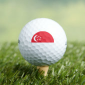 Balles De Golf Singapore Flag (T-shirt Insitu)