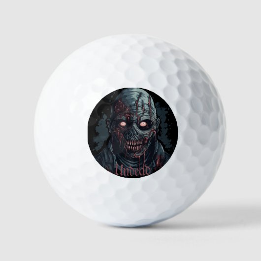 Balles De Golf Sinister Undead (Recto)
