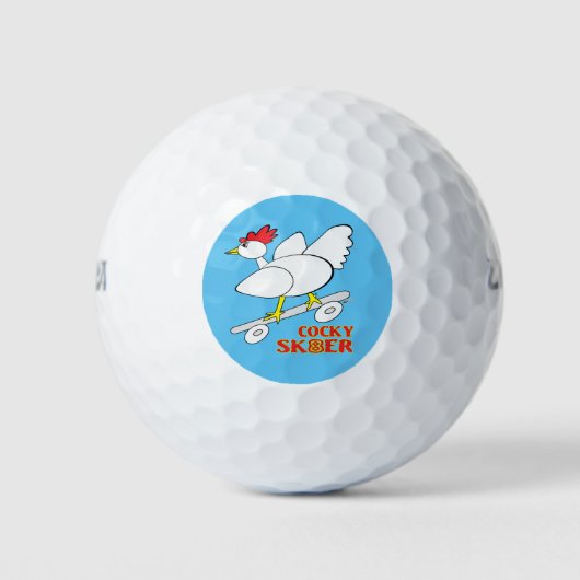 Balles De Golf Skater Cocky (Devant)