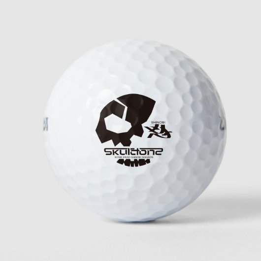 Balles De Golf SKULETONS SHINOBI No3 (Devant)