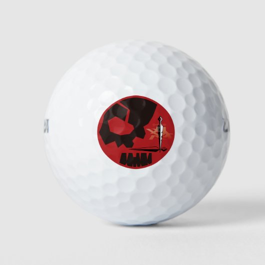 Balles De Golf SKULETONS SHINOBI No4 (Devant)
