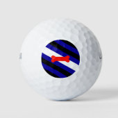 Balles De Golf SlipperyJoe's Puppy Play Pride drapeau fétiche LGB (Devant)