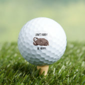 Balles De Golf Sloth dit : | Ne vous dépêchez pas d'être heureux (T-shirt Insitu)