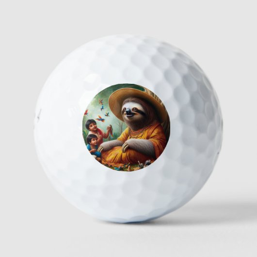 Balles De Golf Sloth Grand-mère (Devant)