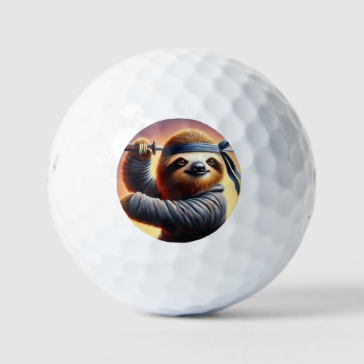Balles De Golf Sloth Ninja (Devant)