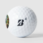 Balles De Golf Sloth Santa Claus (Logo)