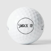 Balles De Golf Smack It Funny Golf Balls (Recto)