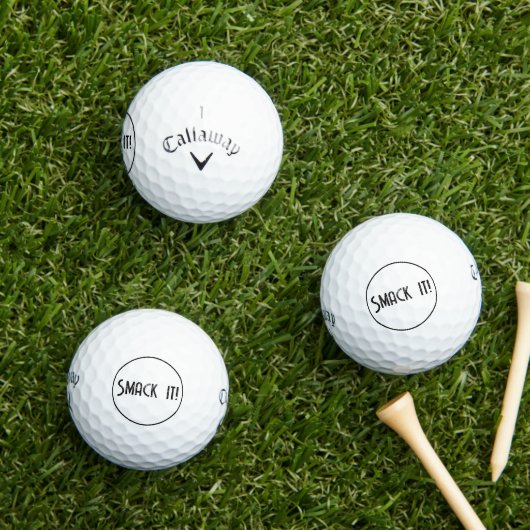 Balles De Golf Smack It Funny Golf Balls (Herbe in situ)
