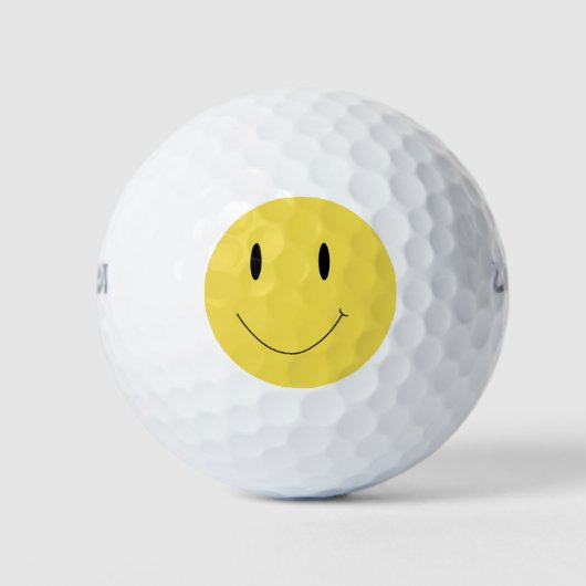 Balles De Golf Smile Yellow Happy Face 004 (Devant)