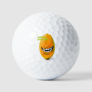 Balles De Golf Smiling Pawpaw a rencontré 'n Goue Tand
