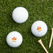Balles De Golf Smokin Hot Golf Balls (Herbe in situ)