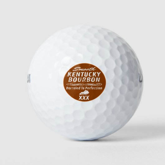 Balles De Golf Smooth Kentucky Bourbon (Devant)