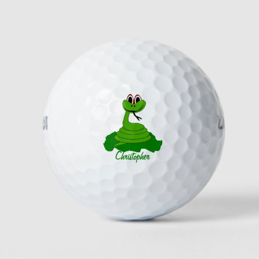 Balles De Golf Snake Design (Devant)