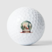 Balles De Golf Snow Globe (Recto)
