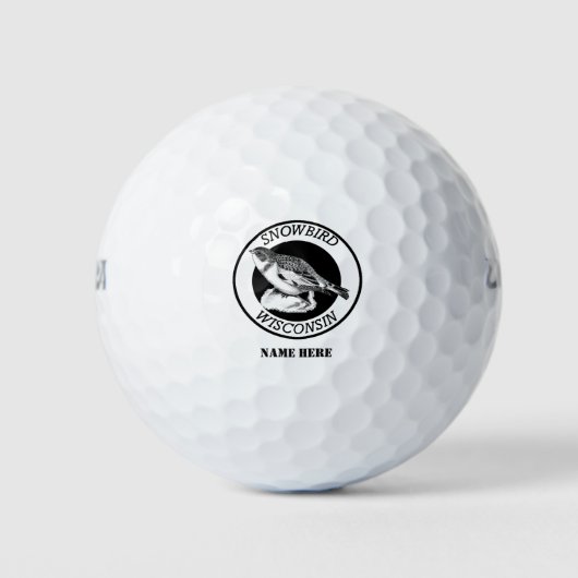 Balles De Golf Snowbird (Devant)
