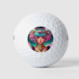 Balles De Golf Soft Pastel Anime Girl