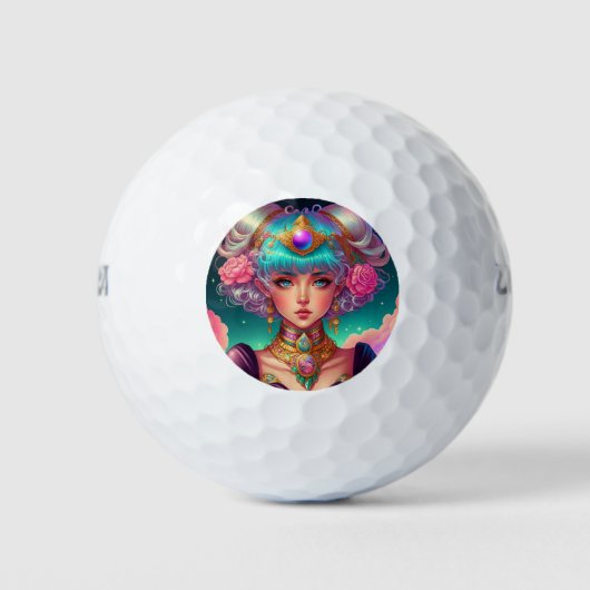 Balles De Golf Soft Pastel Anime Girl (Devant)