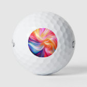 Balles De Golf Soie pastel colorée (Devant)