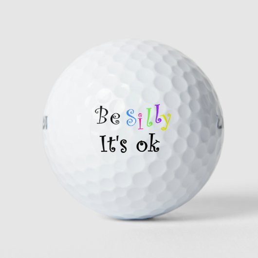 Balles De Golf Sois bête, c'est Ok-golf (Devant)