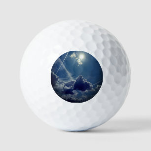 Balles De Golf Soleil derrière les nuages