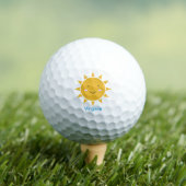 Balles De Golf Soleil mignon (T-shirt Insitu)