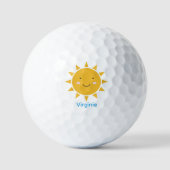 Balles De Golf Soleil mignon (Recto)