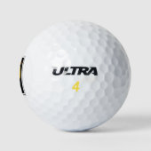Balles De Golf Sorcière de Halloween nostalgique et son chat (Logo)