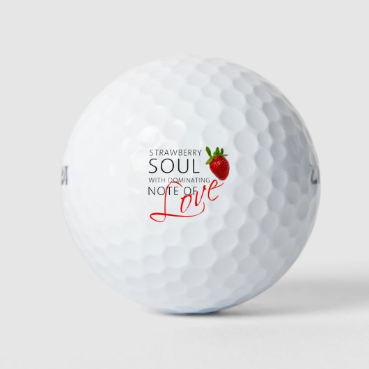Balles De Golf Soul aux fraises (Devant)